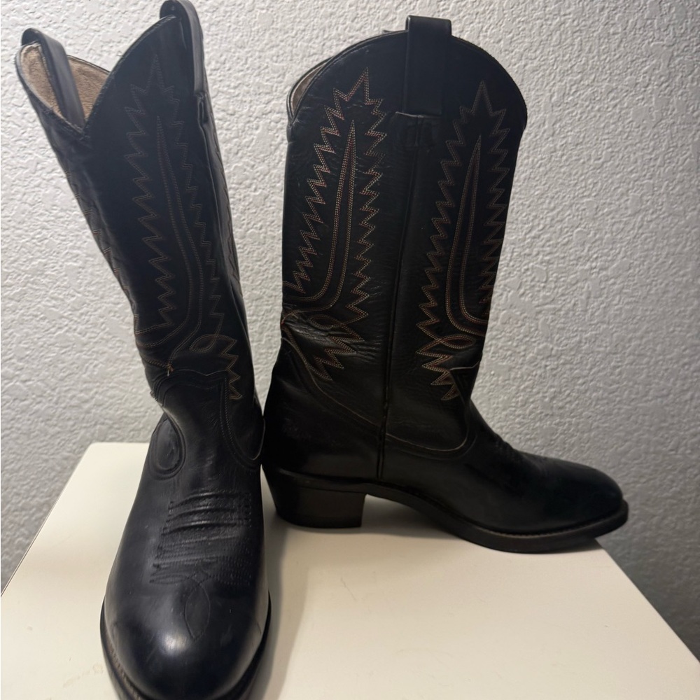 Black Western Cowboy Boots